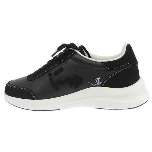 sangacio Leather Sneakers Black Size 9.5(US)