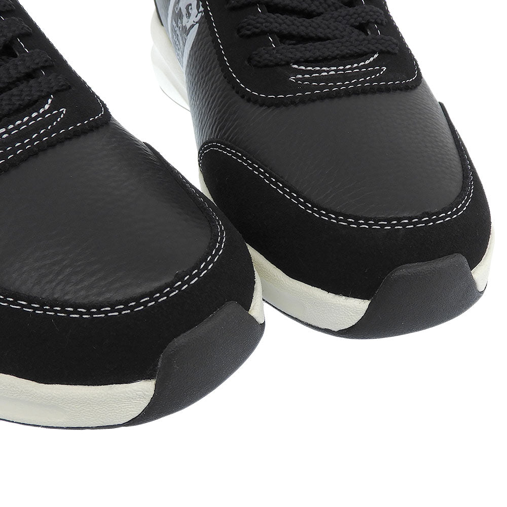 sangacio Leather Sneakers Black Size 9.5(US)