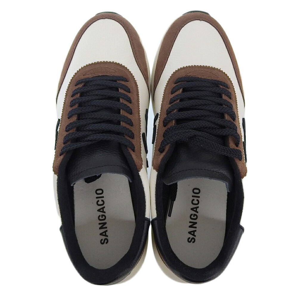 BLOW NyuBLOW Leather Sneakers Brown/White Size 27.5