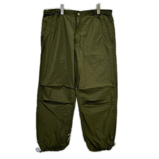 maharishi Cotton/Nylon Tiger Embroidered Pants Khaki Size L