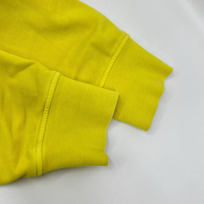 C.P.COMPANY 19CMSS718A Diagonal Crewneck Yellow Size L