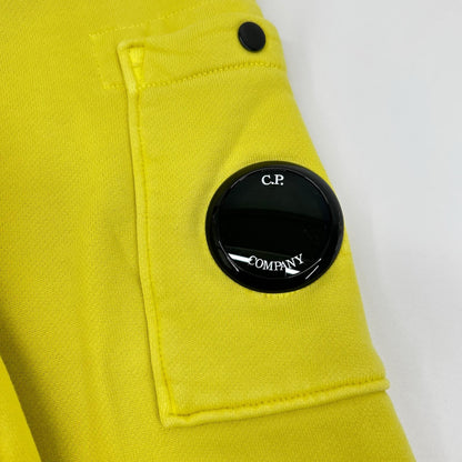 C.P.COMPANY 19CMSS718A Diagonal Crewneck Yellow Size L