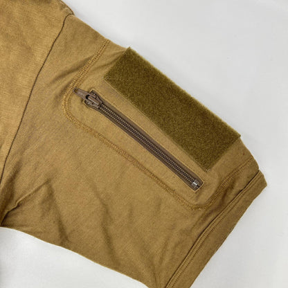 MOUT RECON TAILOR Wool Short Sleeve Arm Knit Brown Size 48