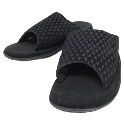 ISLAND SLIPPER Suede PBS705BHR Slide Sandals Black Size 10