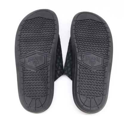 ISLAND SLIPPER Suede PBS705BHR Slide Sandals Black Size 10