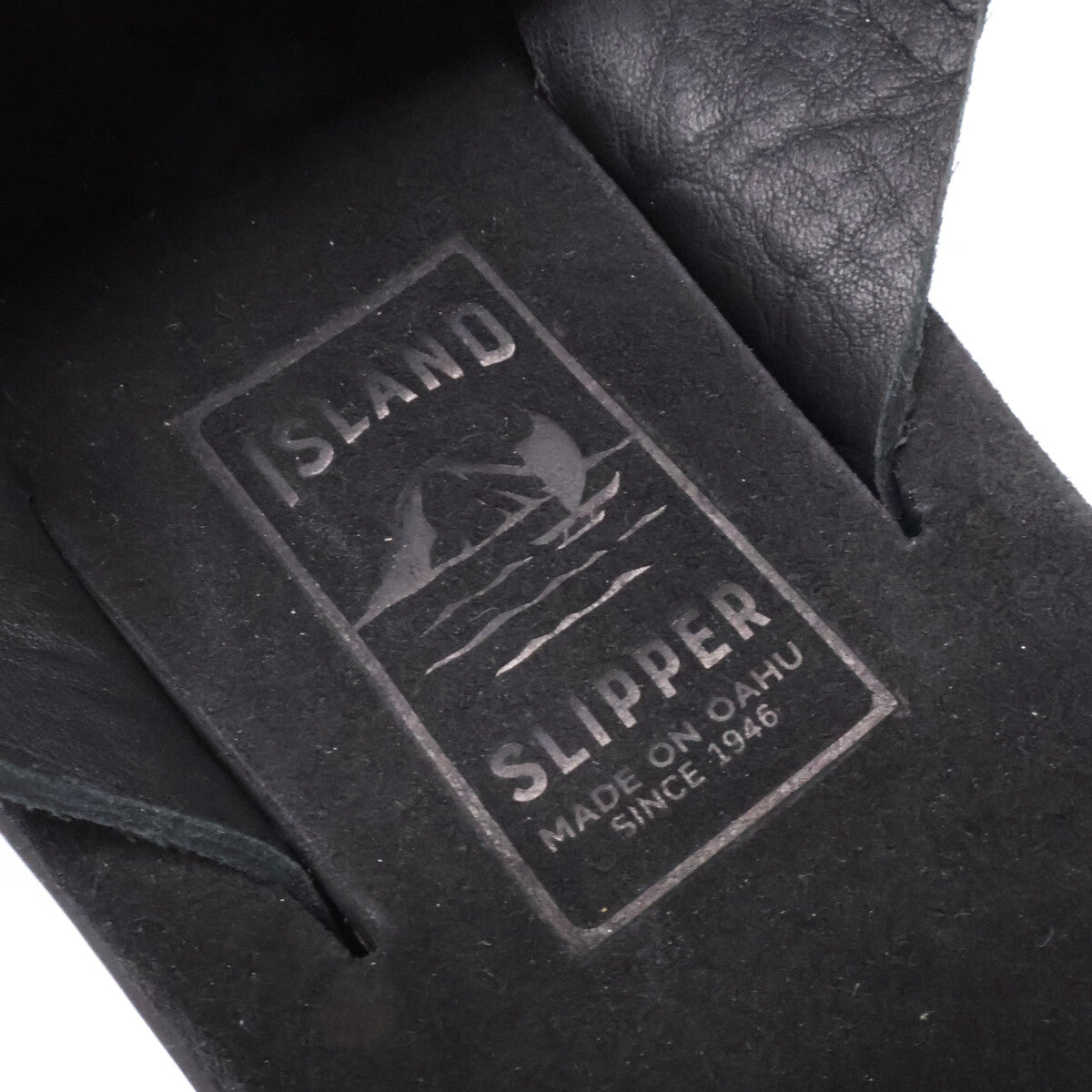 ISLAND SLIPPER Suede PBS705BHR Slide Sandals Black Size 10