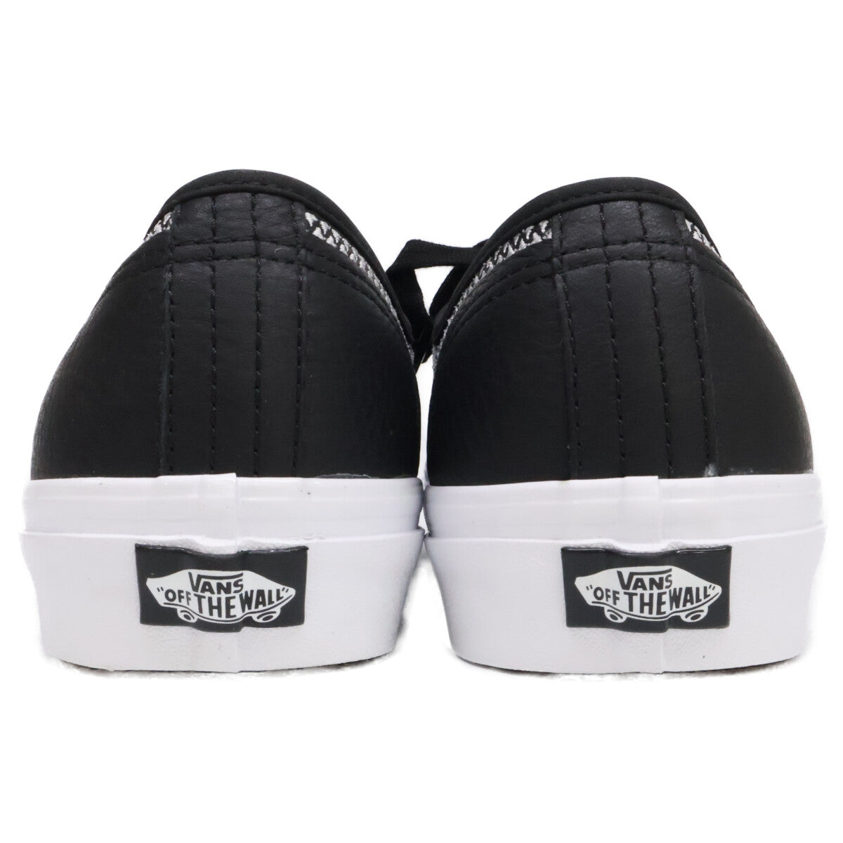 AUTHENTIC VANS x White Sneakers Black Size 28.5