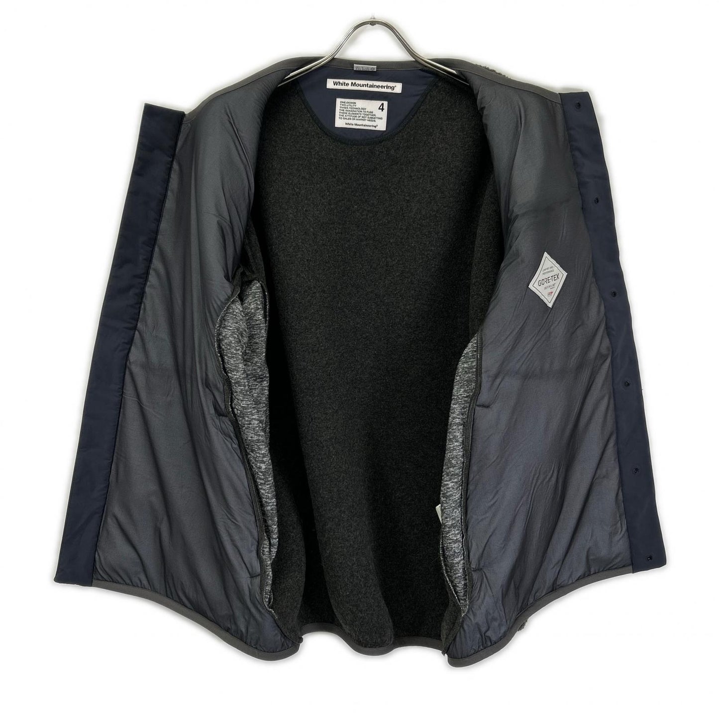 WHITE MOUNTAINEERING WM2173512 Jacket Black/Gray Size 4