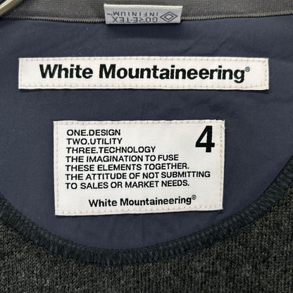 WHITE MOUNTAINEERING WM2173512 Jacket Black/Gray Size 4