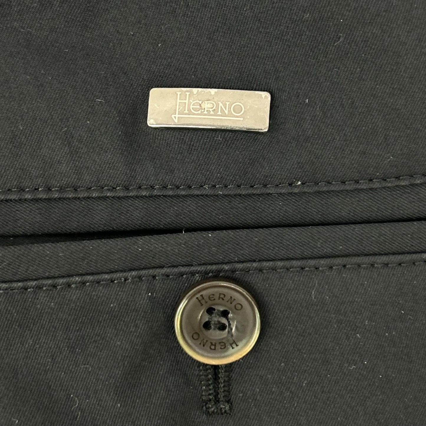 HERNO PT000015U Polyester Trousers Black Size L
