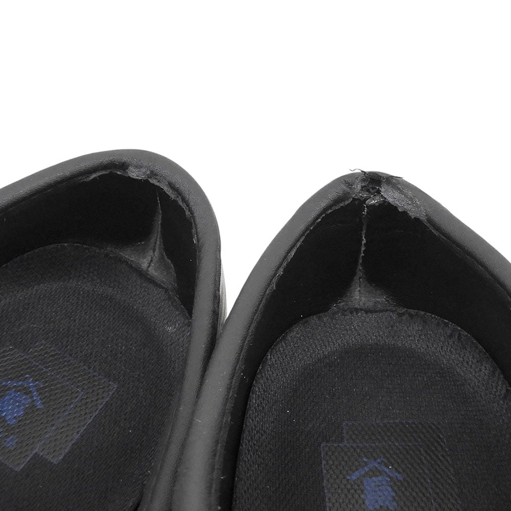 PVC Black Waterproof Tomojiro Straight Tip Shoes Sneakers Size 9.5