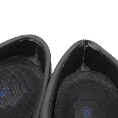 PVC Black Waterproof Tomojiro Straight Tip Shoes Sneakers Size 9.5