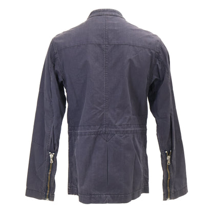 MARTIN MARGIELA 04' Cotton Check Rider Jacket Navy Size 46