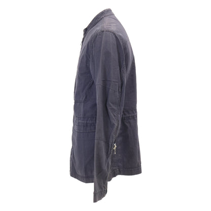 MARTIN MARGIELA 04' Cotton Check Rider Jacket Navy Size 46