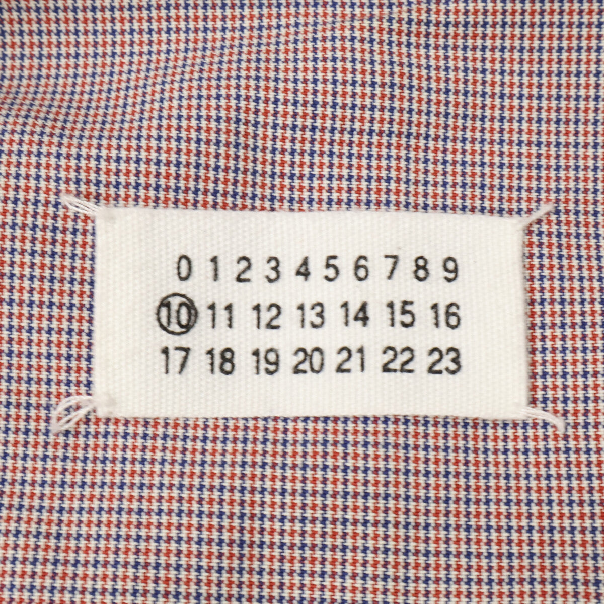 MARTIN MARGIELA 04' Cotton Check Rider Jacket Navy Size 46