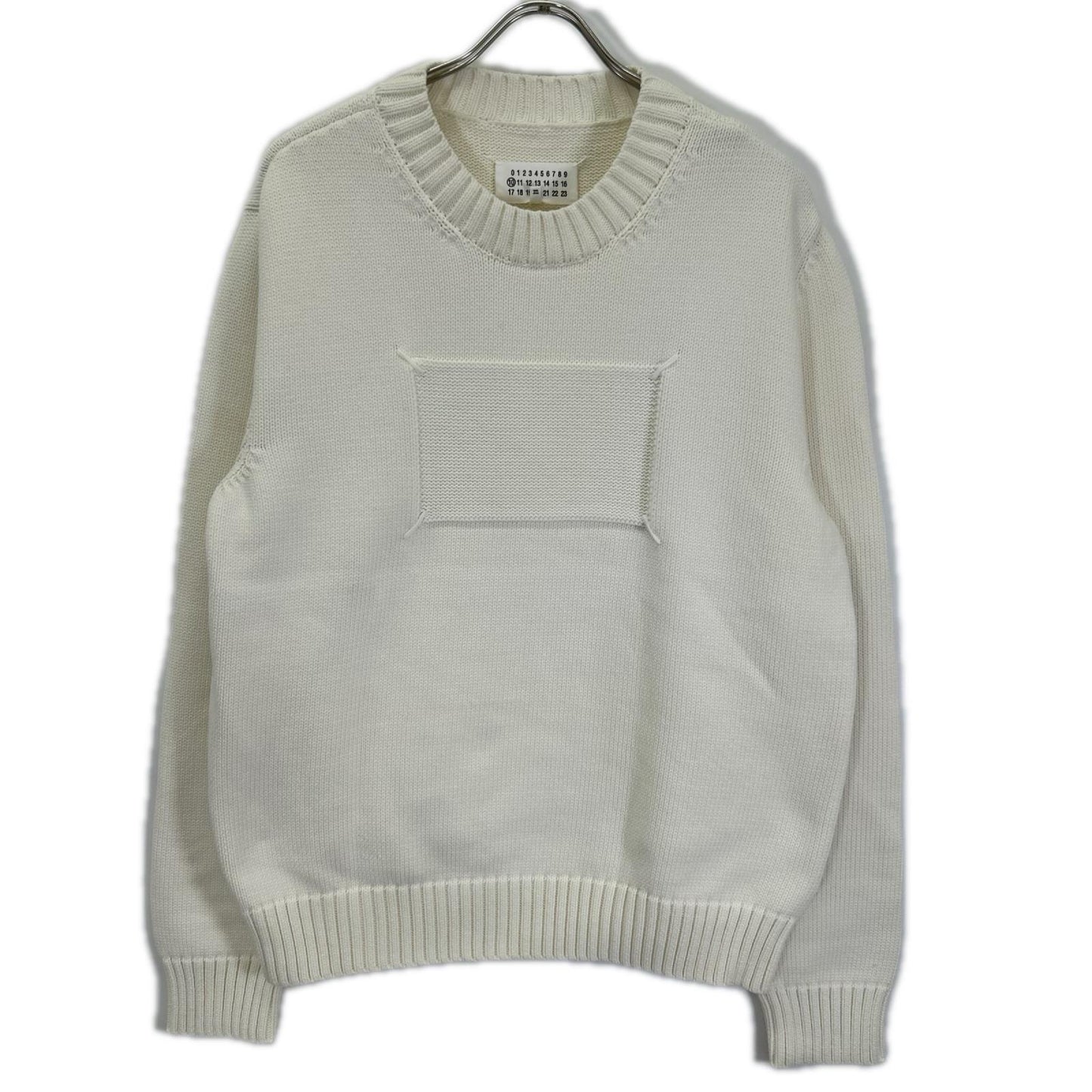 Maison Margiela 20AW 4 Stitch Crewneck Sweater White Size M
