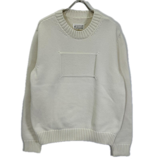 Maison Margiela 20AW 4 Stitch Crewneck Sweater White Size M