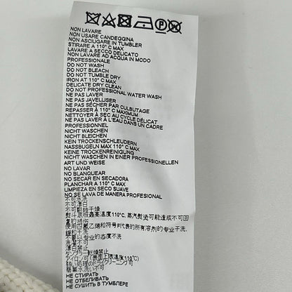 Maison Margiela 20AW 4 Stitch Crewneck Sweater White Size M