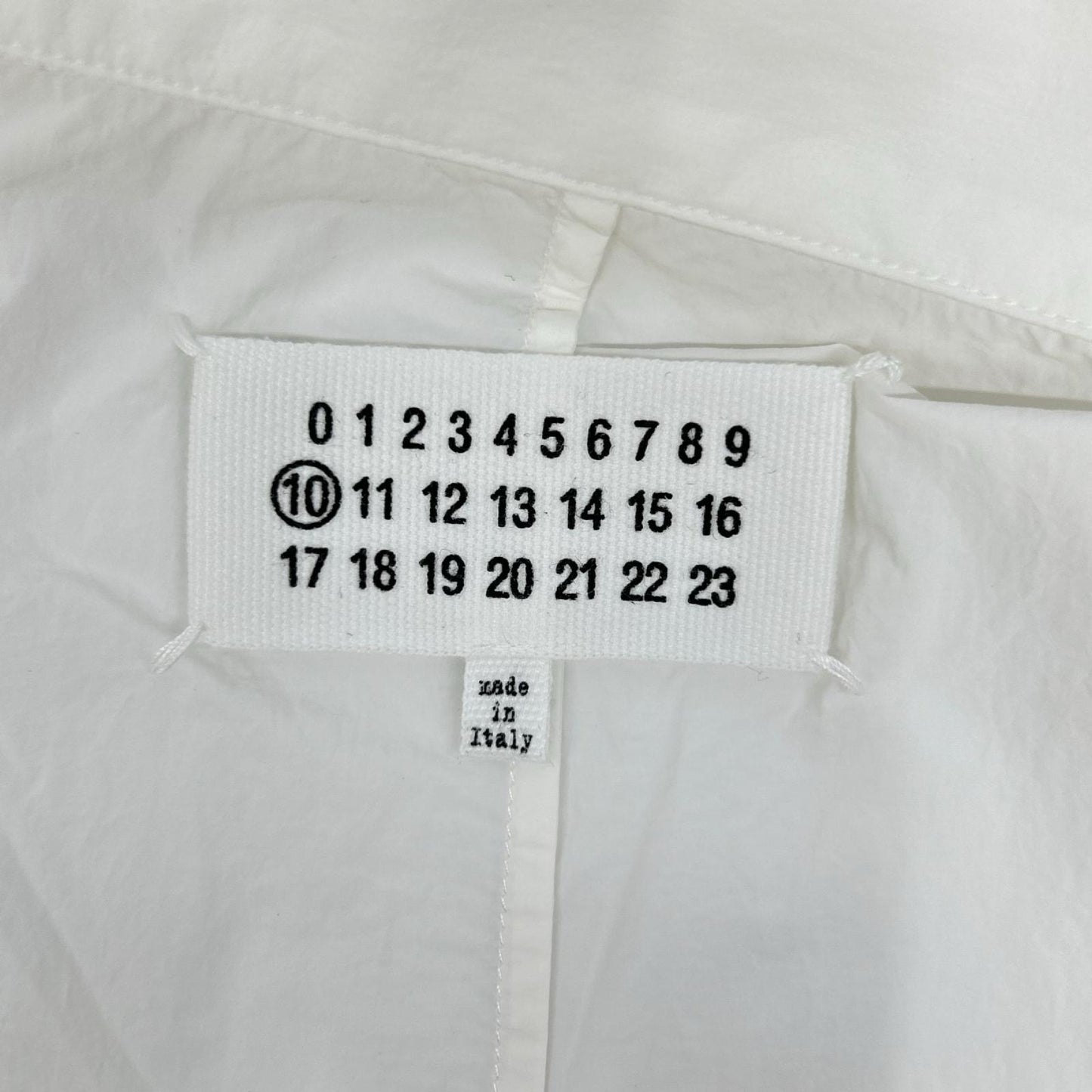 Maison Margiela 20AW S50DL0436 Overfit Shirt White Size 38