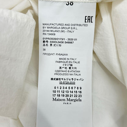 Maison Margiela 20AW S50DL0436 Overfit Shirt White Size 38