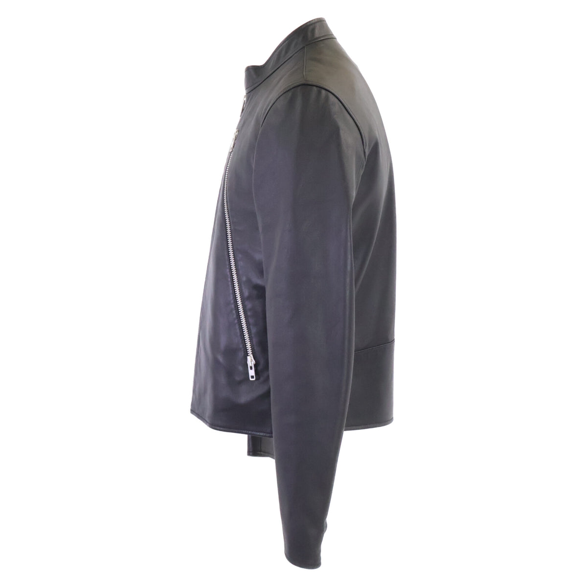 Maison Margiela S50AM0489 Lambskin 5-Zip Zip Jacket Size 46