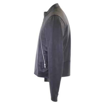 Maison Margiela S50AM0489 Lambskin 5-Zip Zip Jacket Size 46