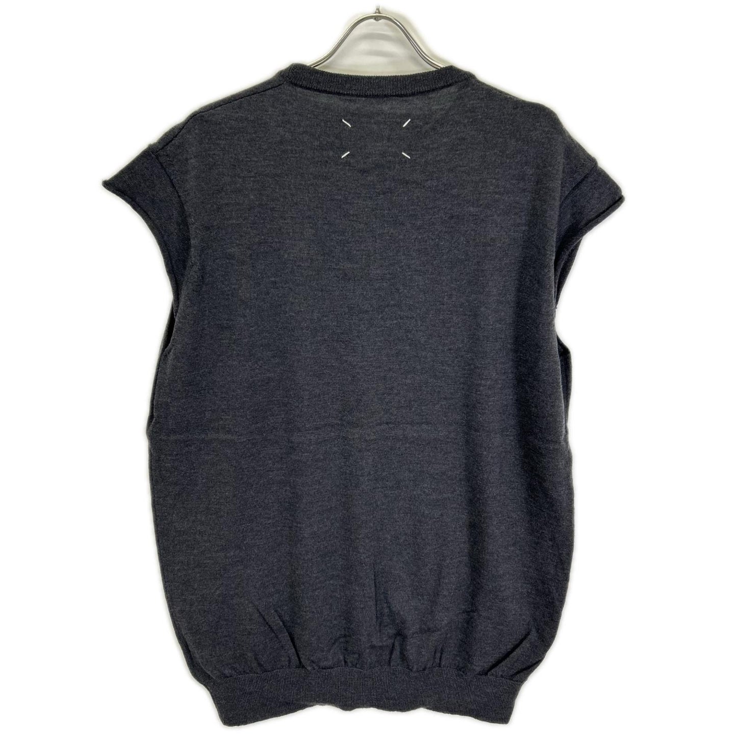 Maison Margiela 19AW S50HA0894 Wool Knit Vest Grey Size S