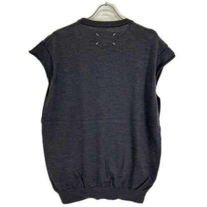 Maison Margiela 19AW S50HA0894 Wool Knit Vest Grey Size S