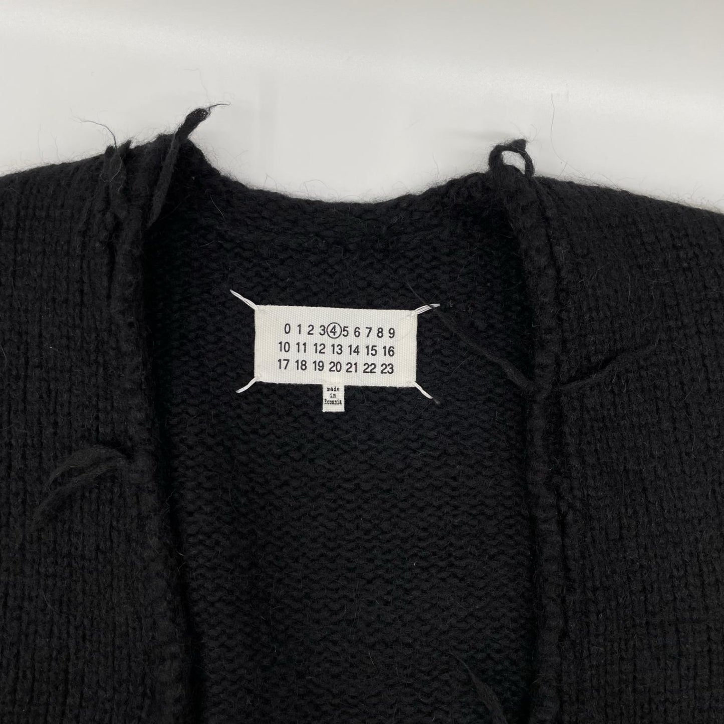 Maison Margiela 16AW S31GP0069 Alpaca Knit Black Size M