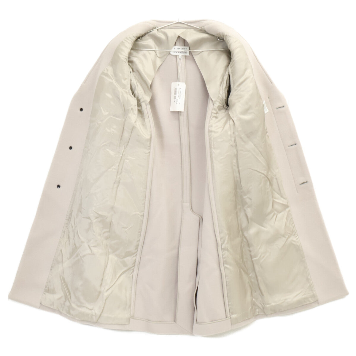 Maison Margiela Cashmere Blend Light Gray Coat Size 46