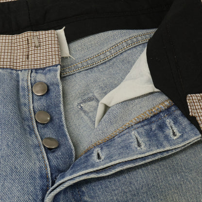 MARTIN MARGIELA Artisanal Reworked Denim Jeans Blue Size S