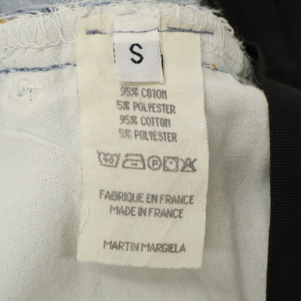 MARTIN MARGIELA Artisanal Reworked Denim Jeans Blue Size S