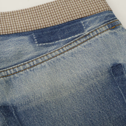 MARTIN MARGIELA Artisanal Reworked Denim Jeans Blue Size S