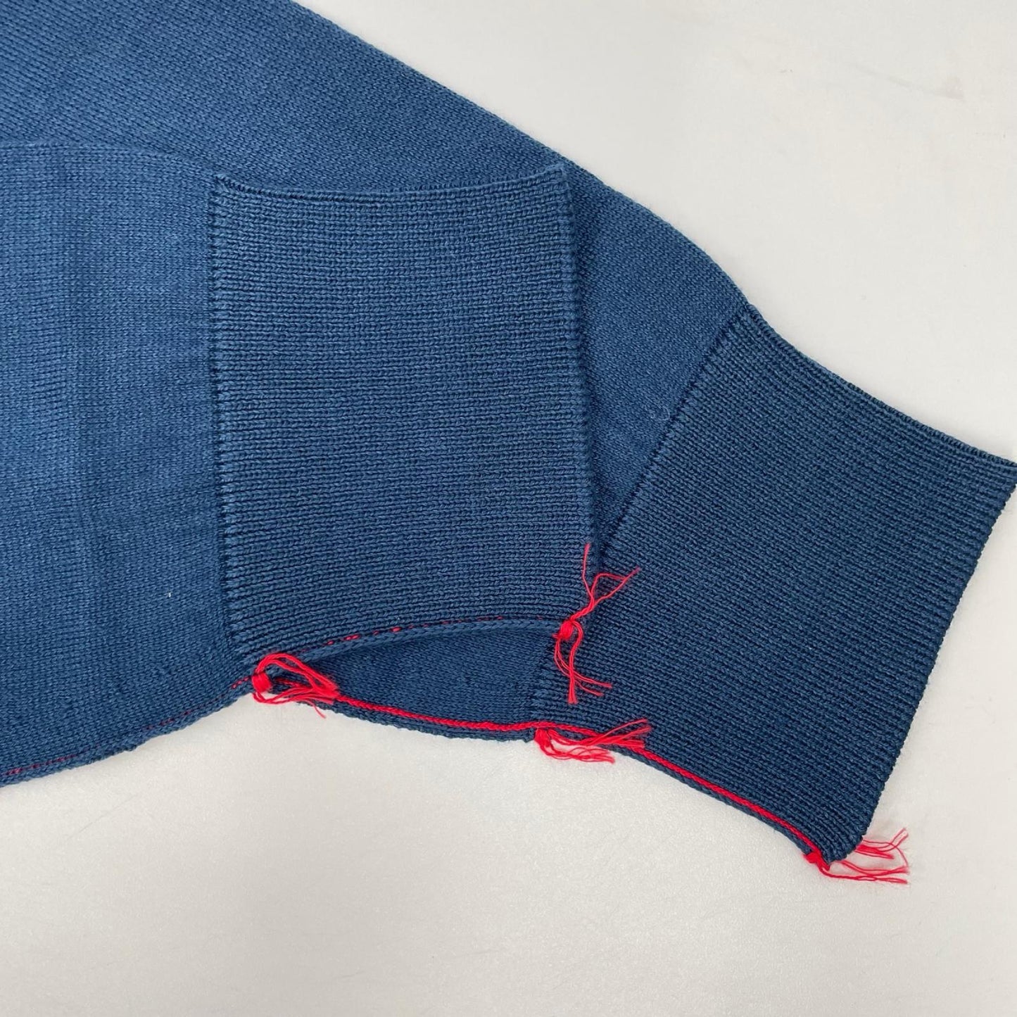 Maison Margiela 21SS S50HA0979 Cotton Knit Shirt Navy Polo Size M