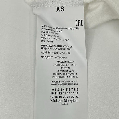 Maison Margiela 21SS S50GC0663 AIDS T-Shirt White Size XS