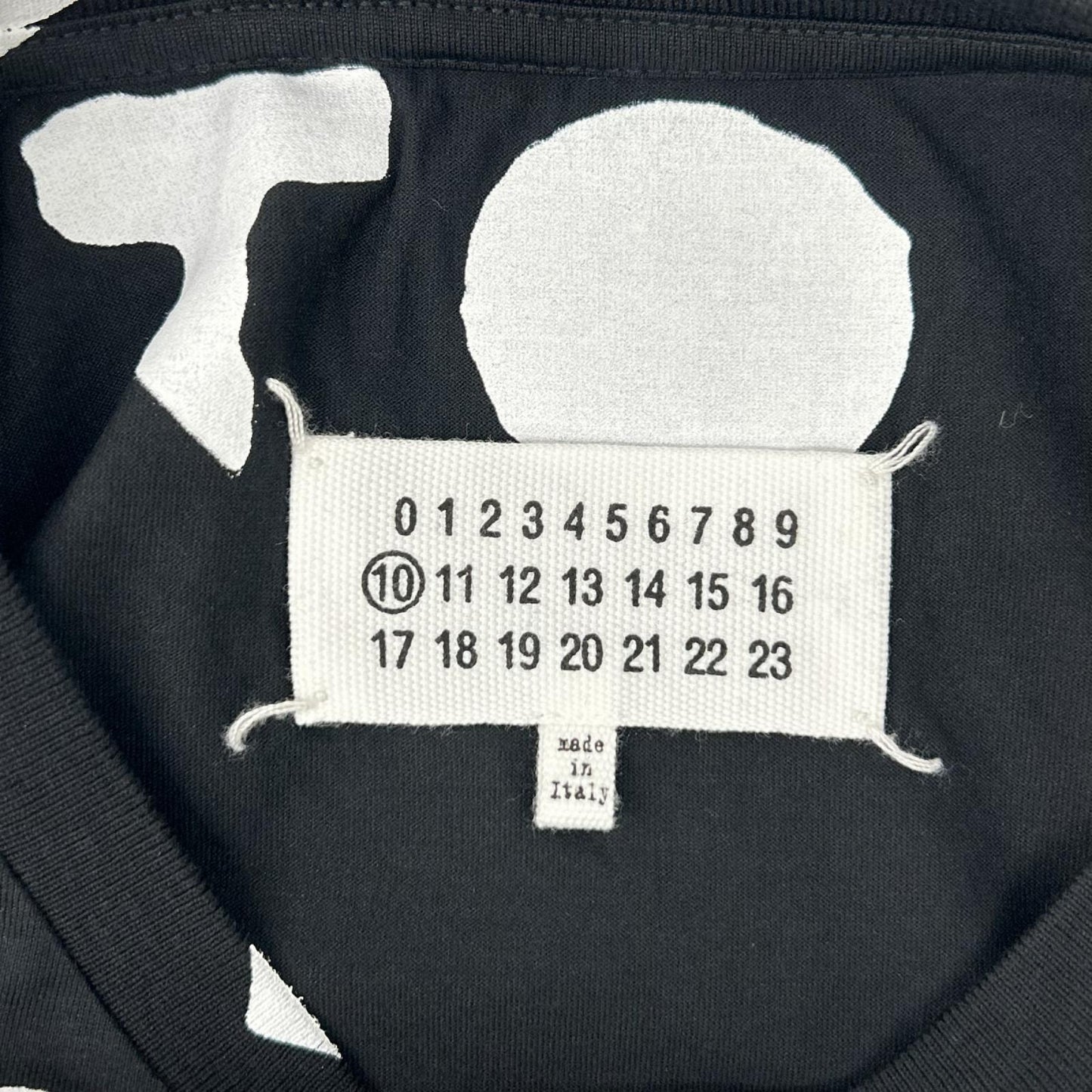 Maison Margiela 21SS S50GC0663 AIDS T-Shirt Black Size XS
