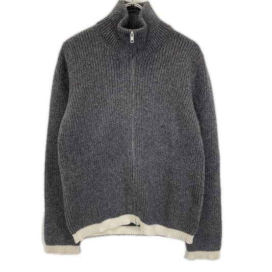 Maison Margiela 21 Alpaca Blend Driver's Sweater Gray Size S