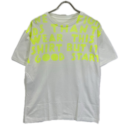 Maison Margiela 19SS S51GC0427 AIDS White Yellow T-Shirt Size XS