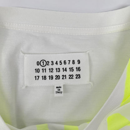 Maison Margiela 19SS S51GC0427 AIDS White Yellow T-Shirt Size XS
