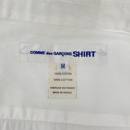 COMMEdesGARCONS SHIRT AW18 Round Collar Cotton Shirt Size M