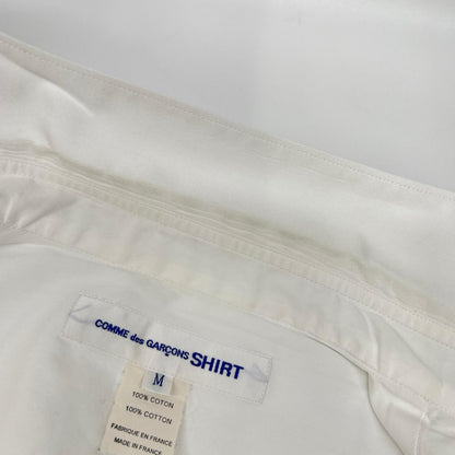 COMMEdesGARCONS SHIRT AW18 Round Collar Cotton Shirt Size M