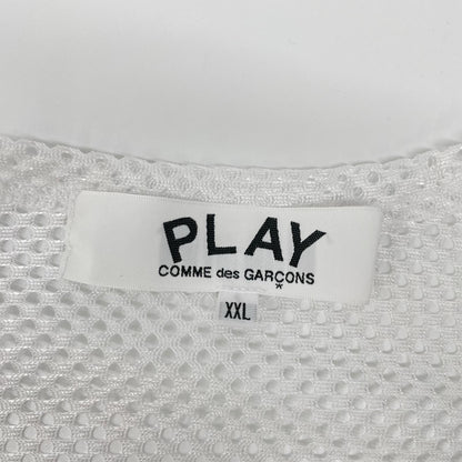 PLAYCOMMEdesGARCONS 26SS Red Emblem T-Shirt White Size XXL