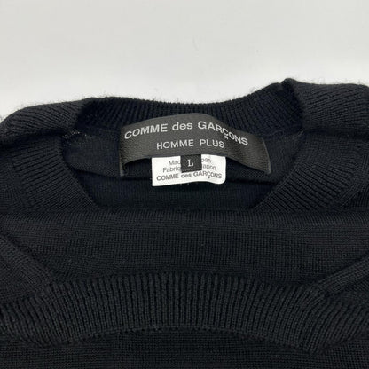 COMMEdesGARCONS HOMME PLUS SS24 Docking Wool Knit Size L