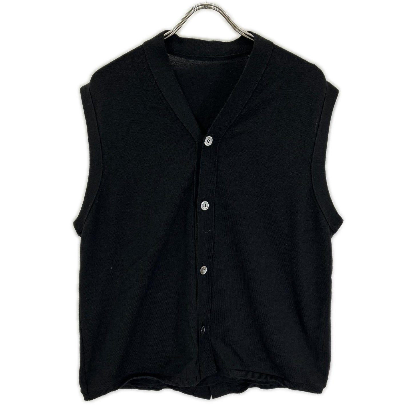 COMMEdesGARCONS HOMME PLUS SS24 Wool Knit Vest Size L