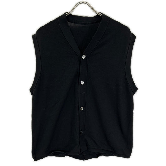 COMMEdesGARCONS HOMME PLUS SS24 Wool Knit Vest Size L