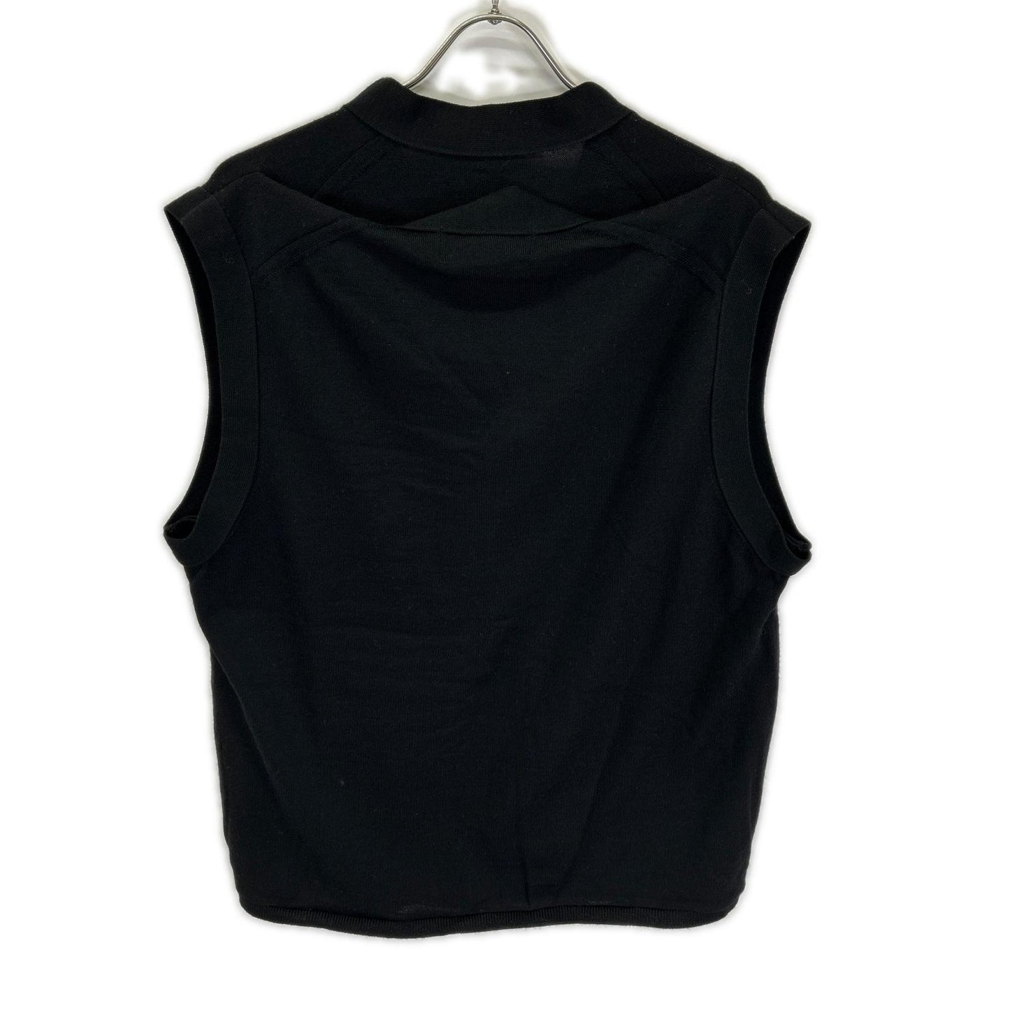 COMMEdesGARCONS HOMME PLUS SS24 Wool Knit Vest Size L