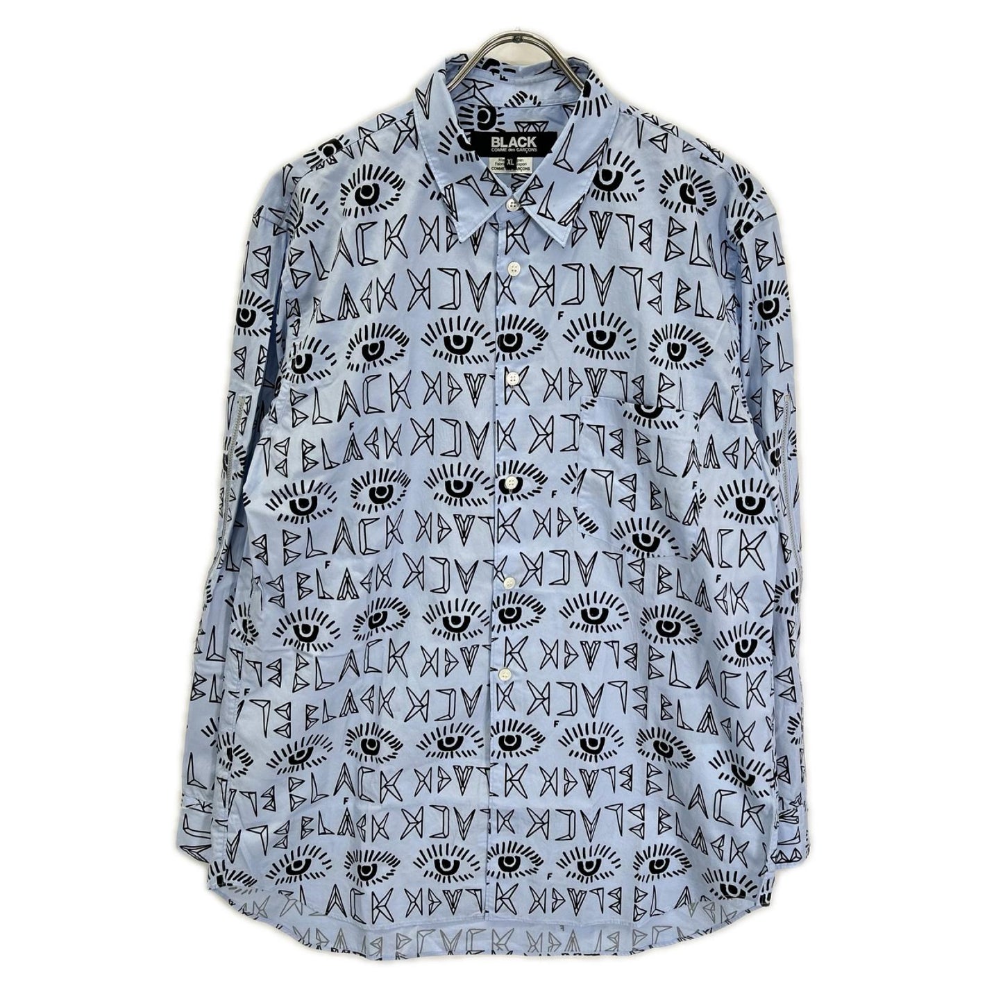 BLACKCOMMEdesGARCONS AW25 All-Over Print Shirt Size XL