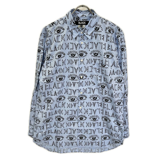 BLACKCOMMEdesGARCONS AW25 All-Over Print Shirt Size XL
