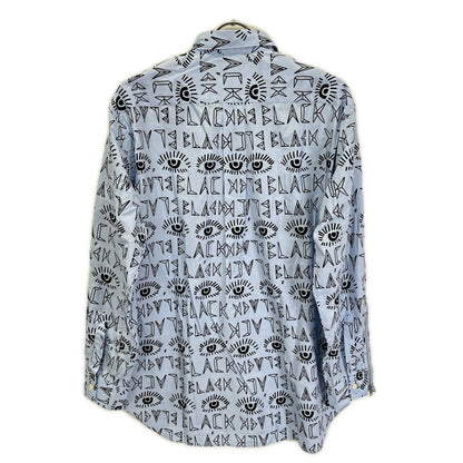 BLACKCOMMEdesGARCONS AW25 All-Over Print Shirt Size XL