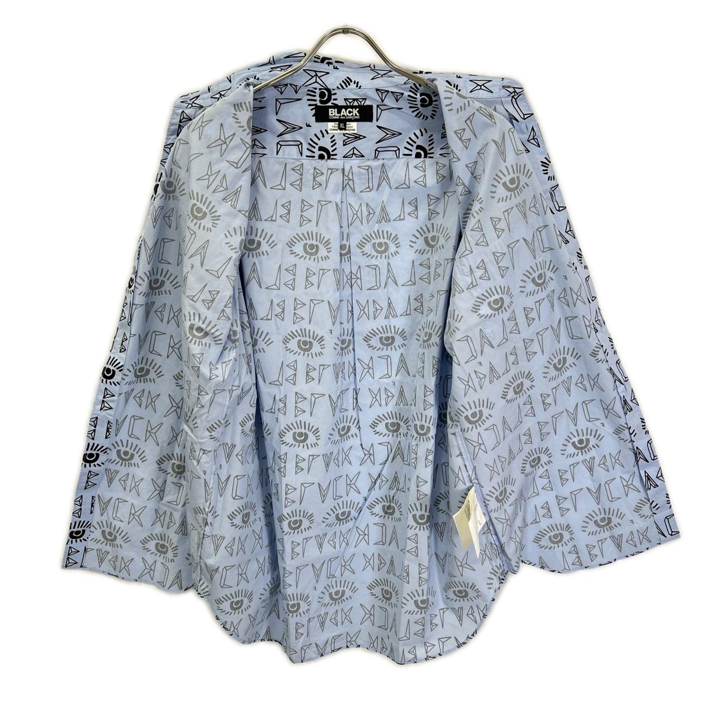 BLACKCOMMEdesGARCONS AW25 All-Over Print Shirt Size XL